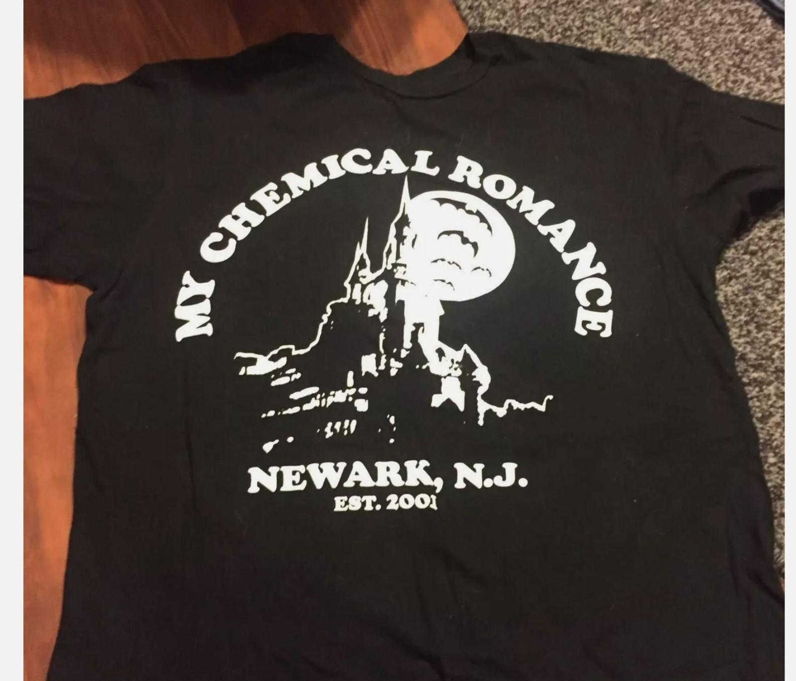 

Новая популярная черная хлопковая футболка My Chemical Romance, все размеры. 4XL