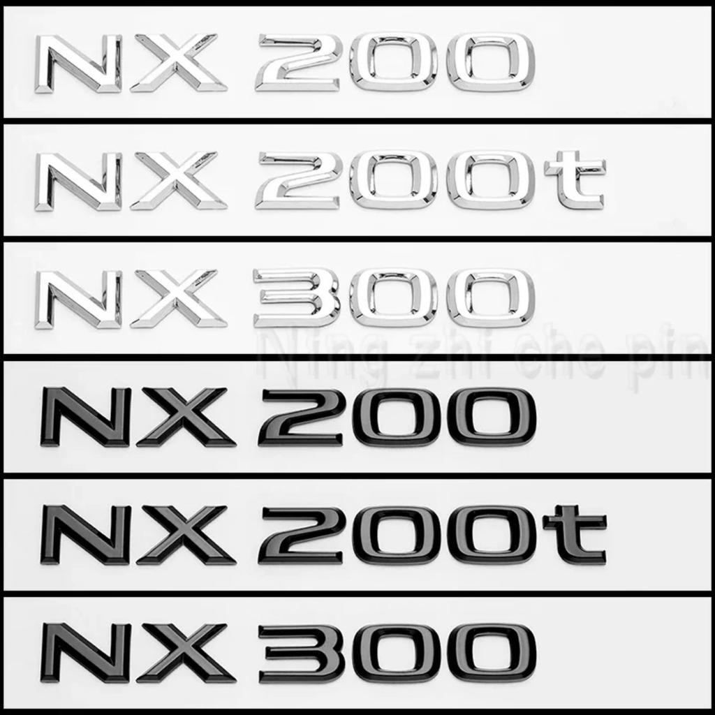 1Pc 3D ABS Car Side Fender Rear Trunk Number Letters Emblem Badge Sticker Decal