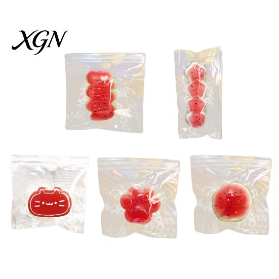 TPR Stress Ball Watermelon Dessert Squeeze Toy Anti-Anxiety Slow Rising Food Relaxation Fidget Sensory Pinch Summer Party Favors