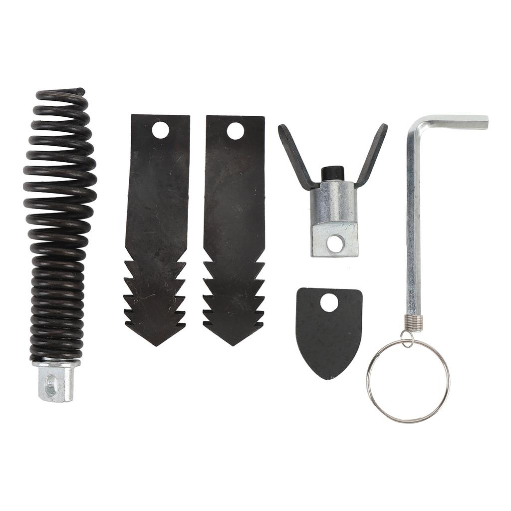 6 Stück Abflussreiniger Schneidkopf Set Effizientes Entstopfen Rohrleitungsbaggermaschine Schneidkopf für 5/16 Zoll bis 3/4