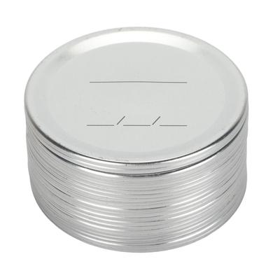22 piezas Tapas para tarros Mason Reutilizables de Metal Tipo Dividido Boca Regular Tapas para Conservas para Pepinillos Mermeladas 3.4 Pulgadas