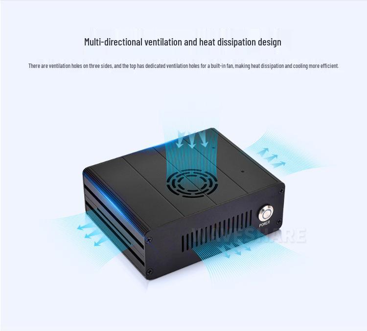 Aluminum Alloy Case for NVIDIA Jetson Orin Nano/NX with Camera Mount & Power Button