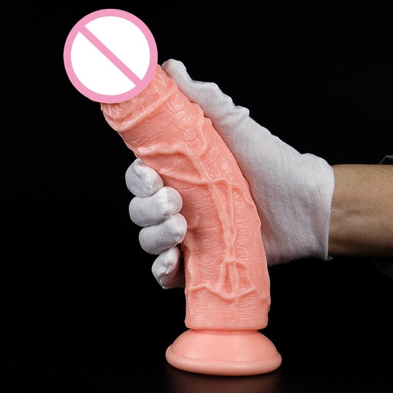 Realistischer Dildo mit Hautgefühl, Sexspielzeug für Frauen, großer Penis mit Saugnapf, weiblicher Masturbator, Analsex-Produkt