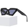 European and American Fashion New Thick-frame Rhombus Sunglasses Irregular High-end Sunglasses Trendy Sunglasses