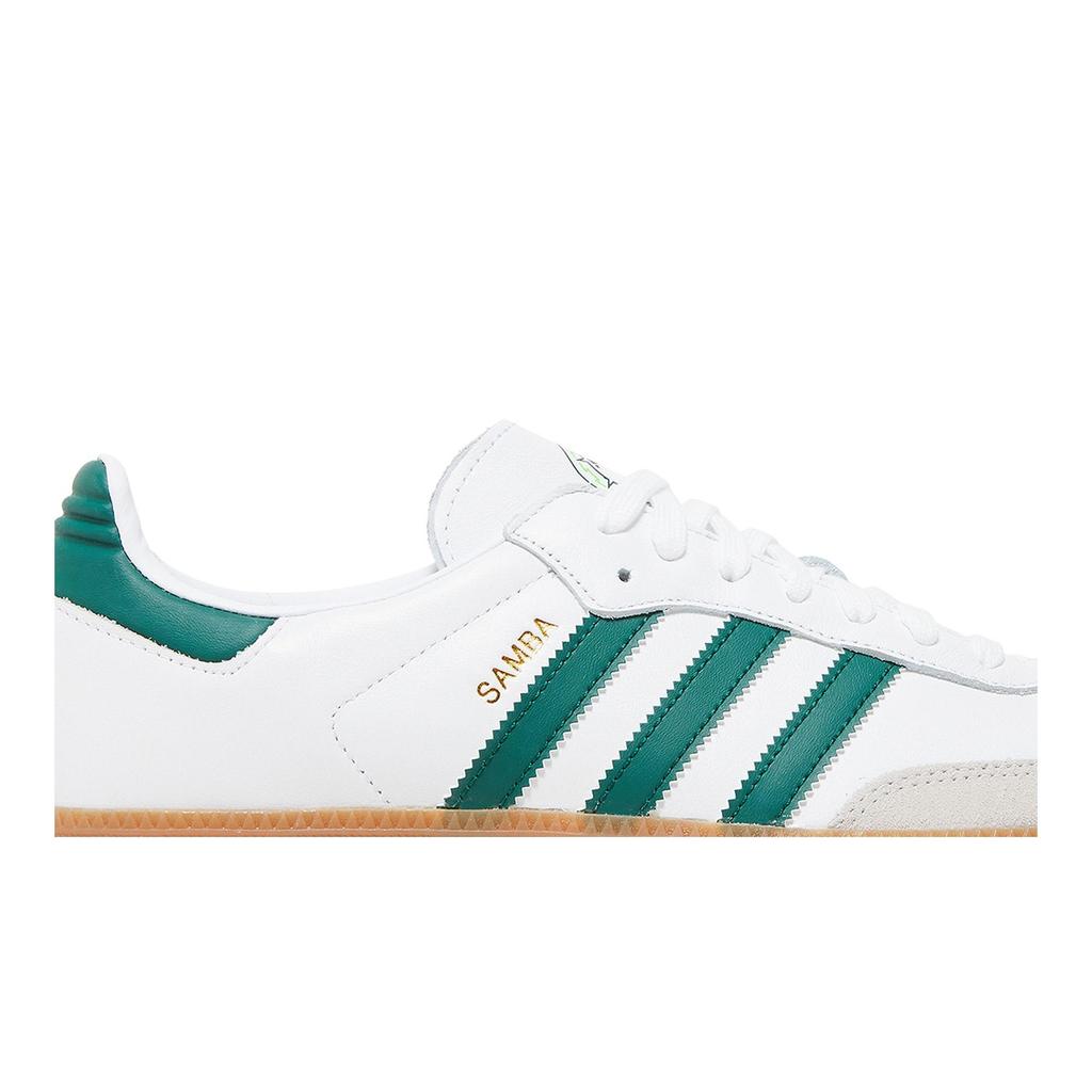 adidas Men's Samba Team 'Mexico' (Unisex) Cloud White / Collegiate Green / Gum German Army Trainers HQ7036