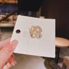 Exquisite Adjustable Heart Cat's Eye Zircon Ring for Women