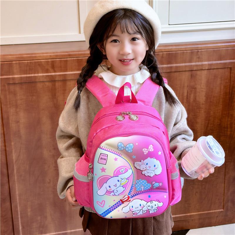 Stylish And Cute Nylon Preschool Backpack For Girls With Fun Cartoon Patterns