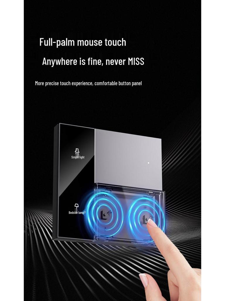 Przełącznik Smart Premium z Wyświetlaczem Ekranowym dla Aplikacji Mijia ze Sterowaniem Głosowym, Wersja Zero-N, Inteligentny Panel do Całego Domu