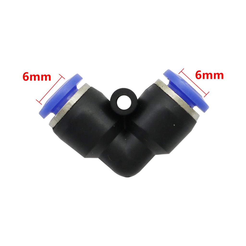 Slip-lock Elbow Quick Connector Outer Diameter 4/6/8/10/12/14/16mm Pipe Interface Pneumatic Coupling Home Kitchen Water Splitter