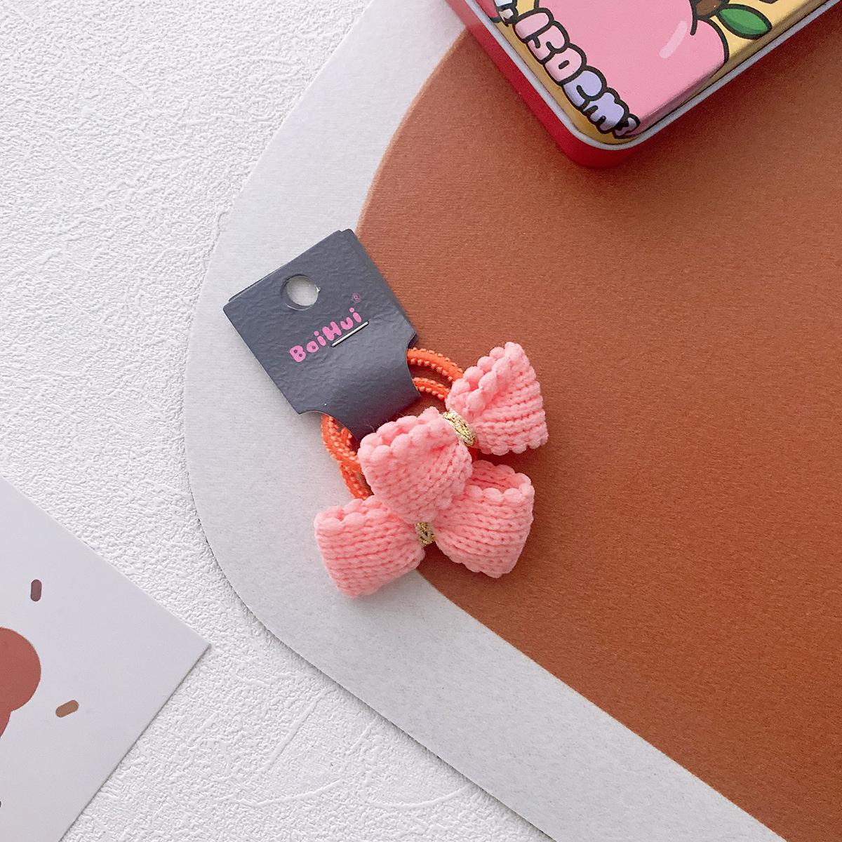 

2 шт./компл. резинка с бантом для детей, милые головные уборы принцессы, эластичные ленты для волос, детские веревки, аксессуары для головного убора для маленьких девочек