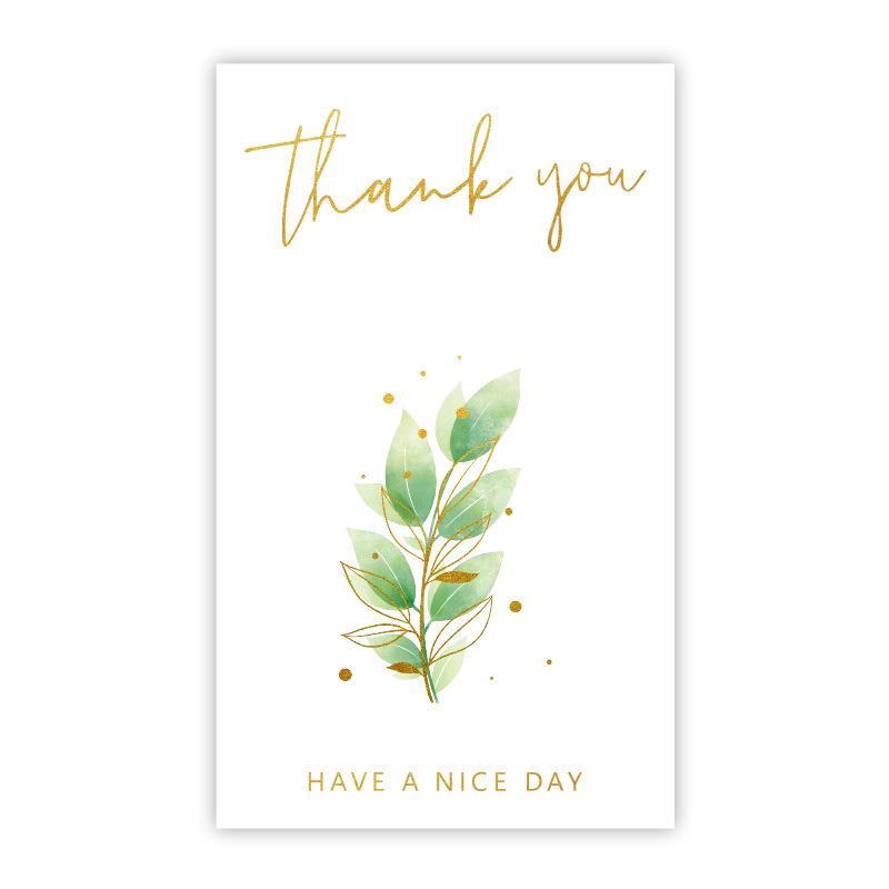 In-Stock Rectangular Thank You Stickers for Airplane Box Sealing, Gift Box Packaging, Decorative Coated Paper, Self-Adhesive.
