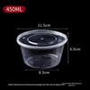 Penguin Group Disposable Round Plastic Food Containers with Lids