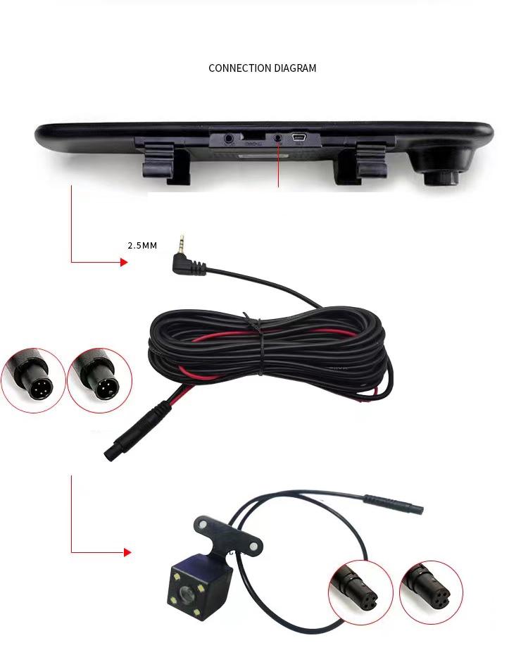 1pcs /5pcs 4 Pin Car Rear View Camera Reverse 170 Degree Wide Angle Recording Parking Waterproof Color Image Video Camera