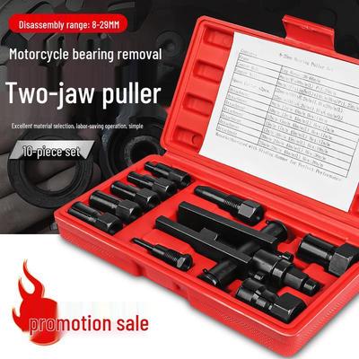 Two-Jaw Motorcycle Bearing Extractor and Wheel Remover Tool