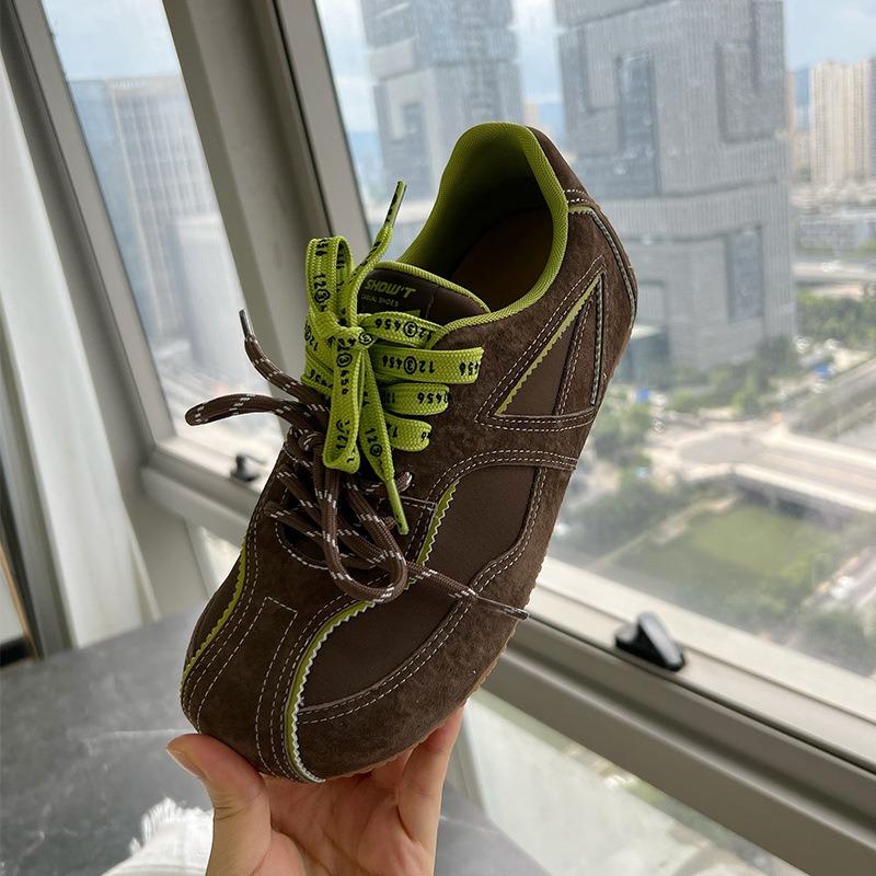 

кожаный носок женские осенние новые повседневные универсальные спортивные туфли женские 40