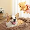Yousheng Squeaky Piglet Dog Toy Latex Pig Dog Chew Toy Cleans Teeth Interactive Dog Fetch Toy for Puppy Teething Catching Biting