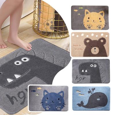 Cartoon Door Mat Door Mat Absorbent Foot Mat Home Door Bathroom Entrance Anti-slip Mat Carpet