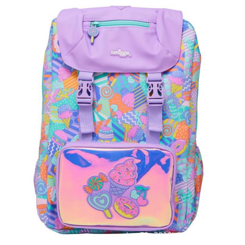 

Smiggle Дуже великий сірий рюкзак-антистрес з ігровим контролером та захистом хребта
