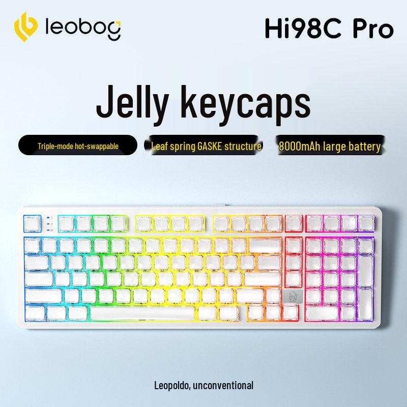 LEOBOG Hi98C Wireless Three-Mode Bluetooth Mechanical Gaming Keyboard