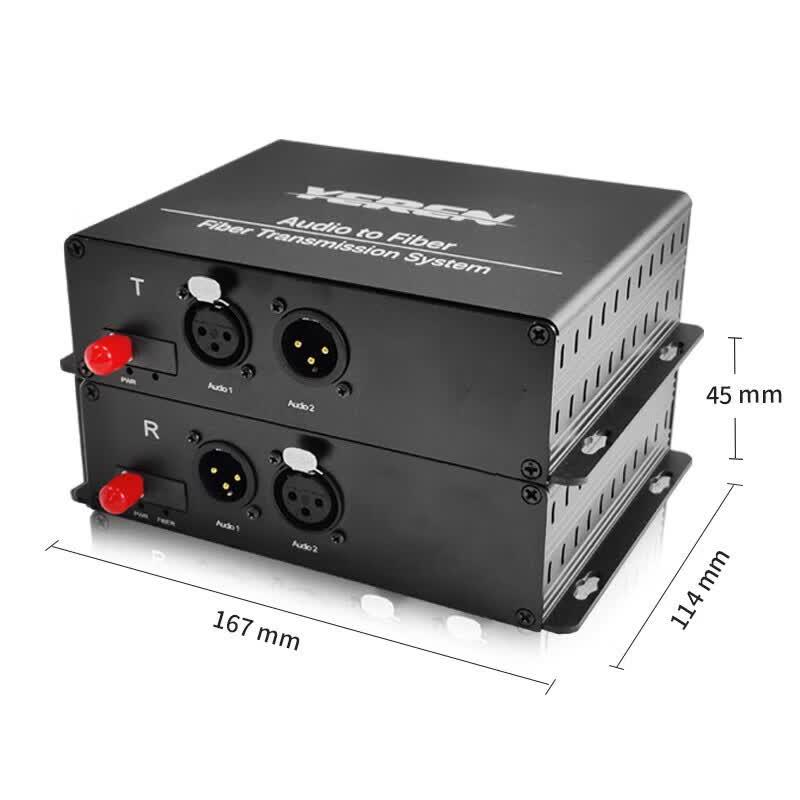 Yiren Balanced Audio Fiber Optic Transceiver