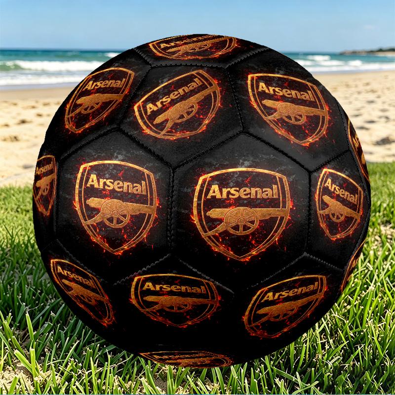 Pallone da Calcio Arsenal F.C. Misura 5, Calcio in PU Resistente all'Usura per Partite, Allenamenti e Pratica Quotidiana, Regalo di Compleanno per Appassionati di Calcio