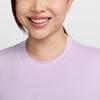 Nike Dri-Fit One Solid Color Round Neck Pullover Quick-Dry Short Sleeve T-Shirt Women T-Shirts Lilac-Red FN5002-512