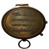 Brass Nautical Quote Compass Motivational It Always Seems Impossible Until It's Done Ships