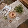 Imaqi Yun Pastoral Crochet Geometric Knitted Tablecloth