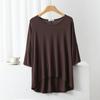 Loose Three Quarter Sleeve T-shirt for Women Summer Thin Round Neck Simple Versatile Top Base Layer T-Shirts Women’s