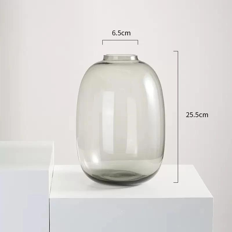 Vasă din sticlă transparentă pentru hidroponie Recipient din sticlă Vază cu flori transparentă Accesorii pentru aranjamente florale Terarium Decorare acasă