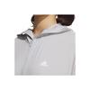 Adidas Sun Protection Sports Casual Loose Hooded Jacket Women Jackets Light-Gray JI7596
