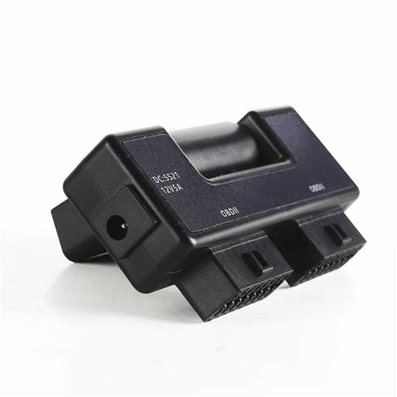 OBD2 One Divided Into Two Adapter Wire Auto Truck OBD Expansion Cable Connector Adapter Cable with DC5521 Interface