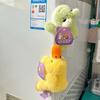 Dog Frog Duck Refrigerator Sticker Plush Animal Magnet Short Plush Decor Home