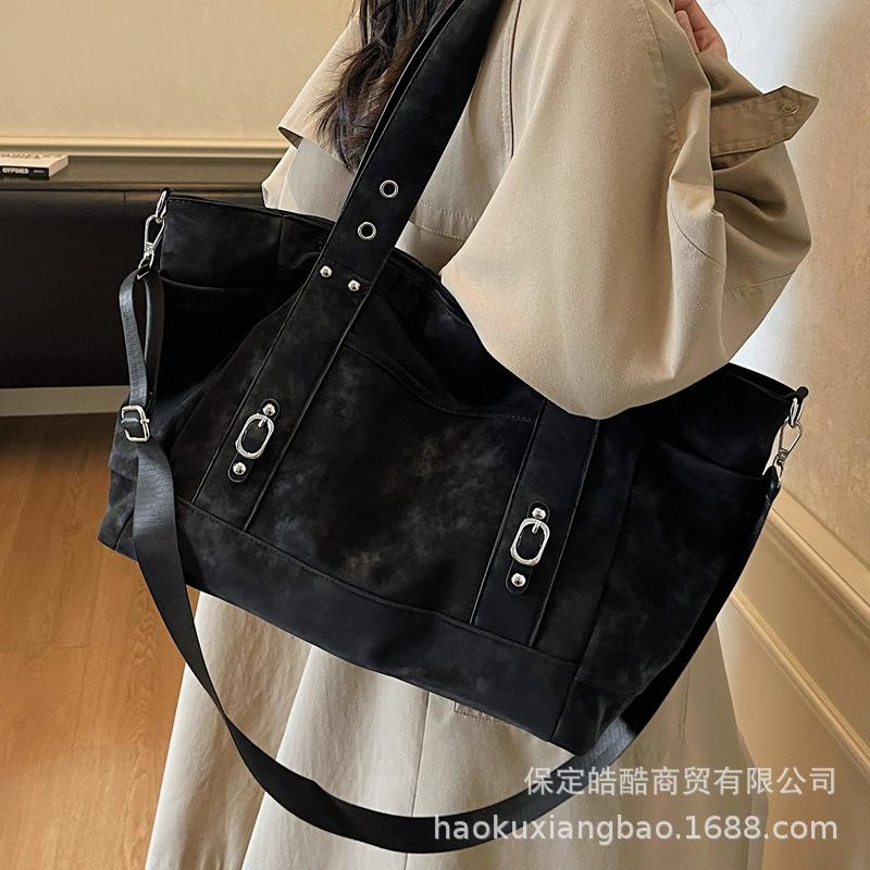 Premium textured bag women's large-capacity 2025 new autumn and winter versatile simple shoulder bag commuter tote bag
