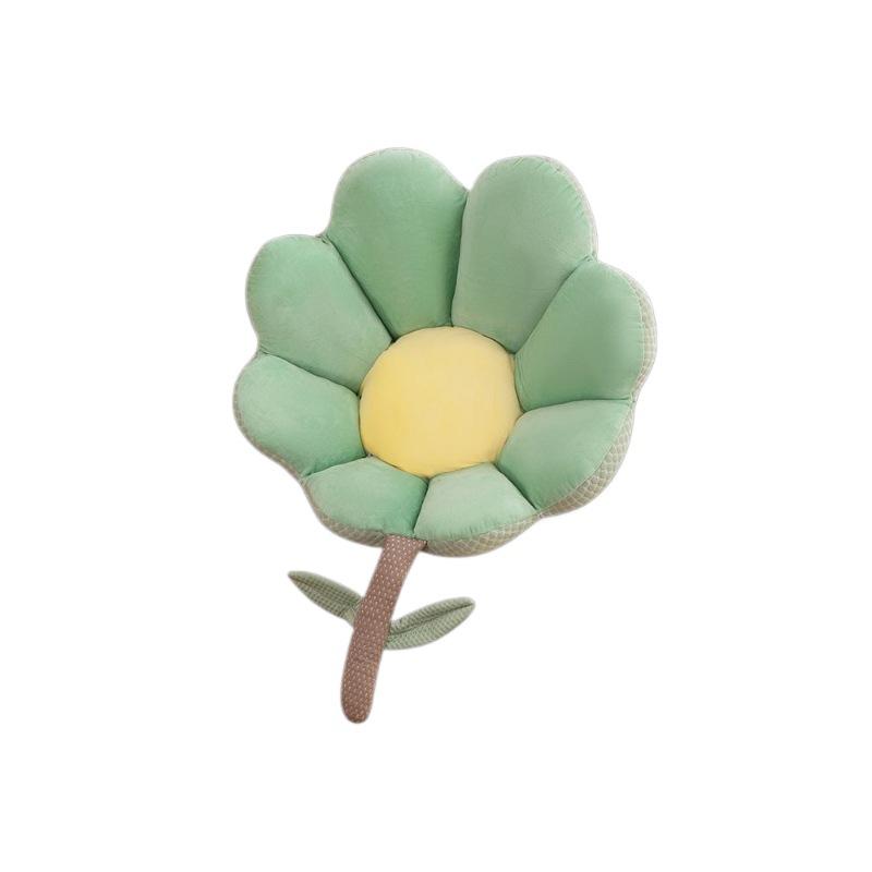 Flipped Small Daisy Flower Cushion Sofa Pillow Bay Window Cushion Home Office Plush Comfortable Cushion