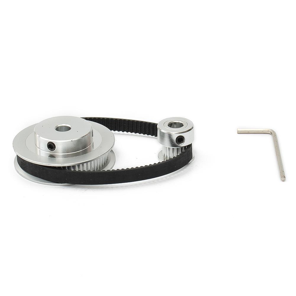 Synchronous Wheel Tool Synchronous Belt Wheel Kit Pulleys Sheaves With 20 Accessories And 60 Teeth Closed Synchronous