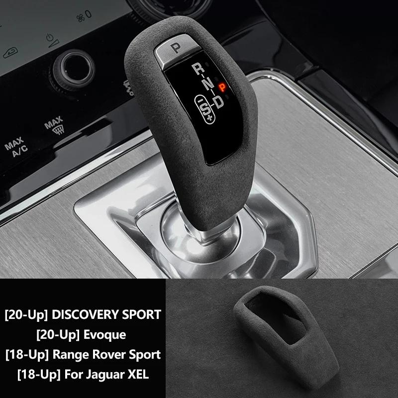 

Fit for Land Rover Sport Evoque 2020 2021 2022 2023 Car Gear Shift Knob ABS Cover Sticker Interior Trim Made of Alcantara Suede