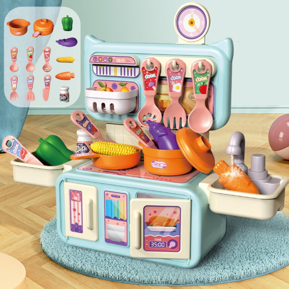 Simulated Kitchen Counter Play Set Mini Pretend Play Role Toys  Boys Girls