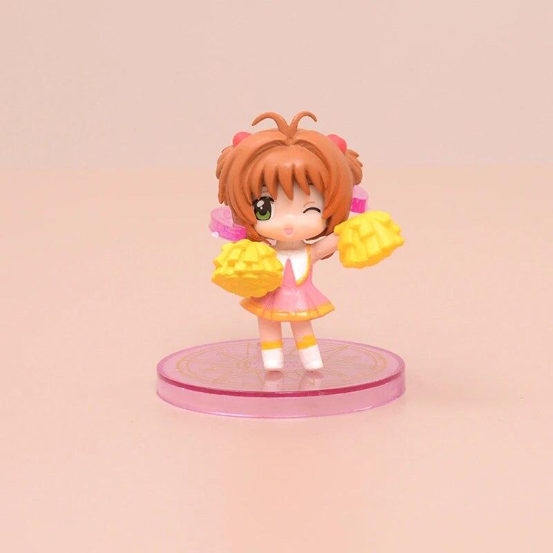 Q Version Card Captor Doll Figure Model Toy Anime Pvc Toys Cartoon Cake Models Ornaments Gifts