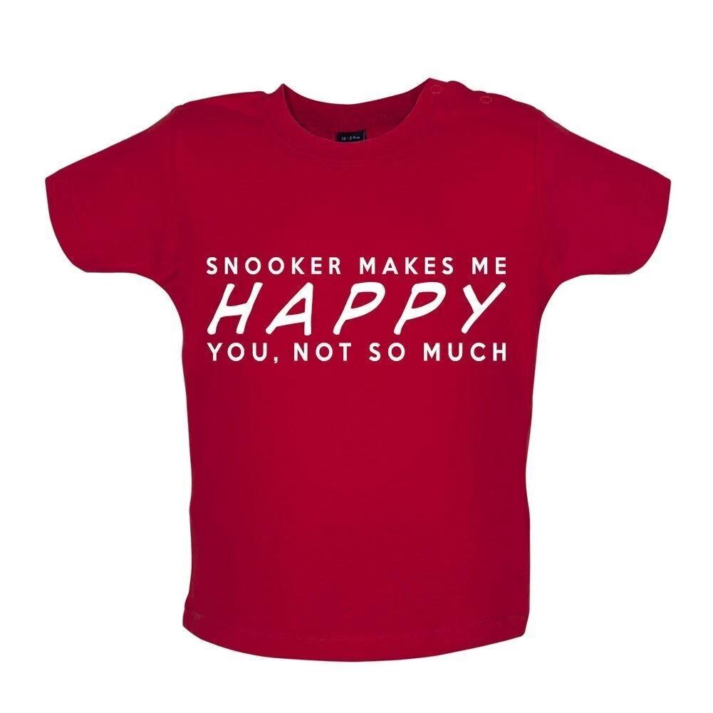 Snooker Makes Me Happy You, Not So Much - Baby/Romper - Funny 147 150