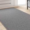Grey Carpet Runner 80 x 500 cm 100percent  Polypropylene