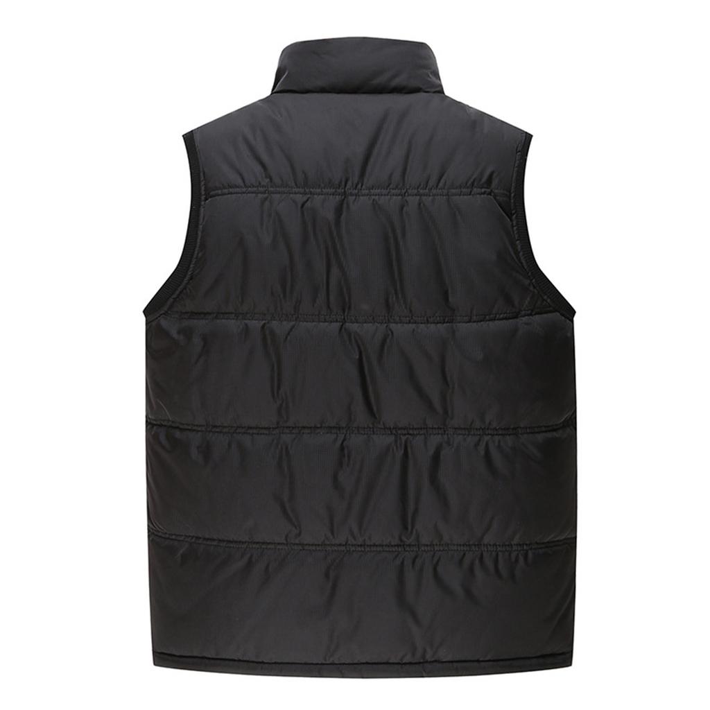 Men Casual Winter Warm Zipper Sleeveless Vest Jacket Coat Outwear Tops