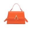 Women S Korean Style Small Square Shoulder Bag Solid Color Large Capacity Handbag Crossbody Bag