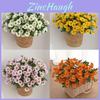 Artificial Daisy Bouquet With Silk Flowers For Home Decor And Photography Props