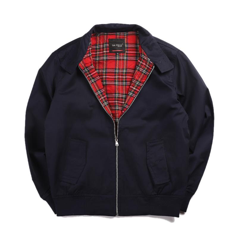 Giacca da Biker Punk Retro Impermeabile da Uomo per Primavera e Autunno