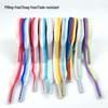 Three-Color Patchwork Macaron Shoelaces for Canvas, White Shoes - AJ1, AF1, Dunk
