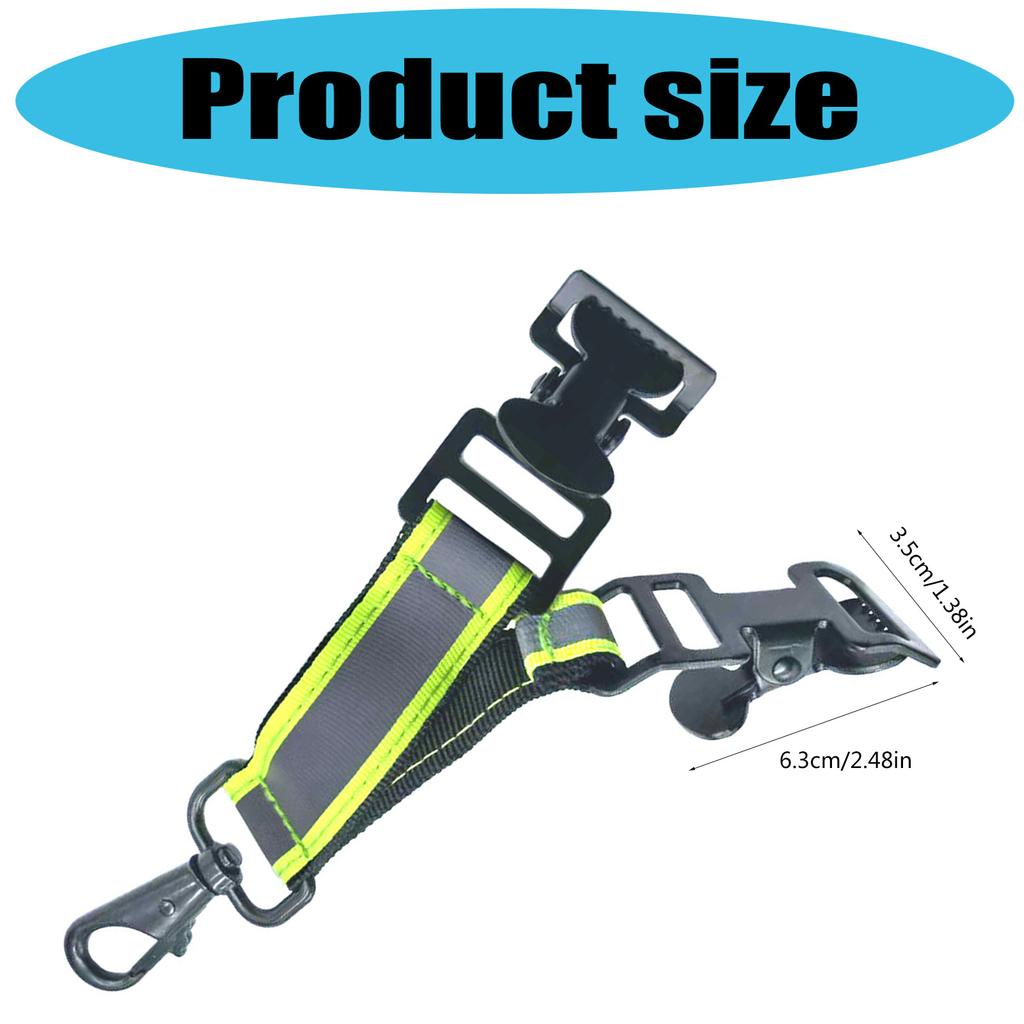Durability Polyester Gloves Clip Work Gloves Holders Portables Gloves Belt Clip for Nighttimes Operations