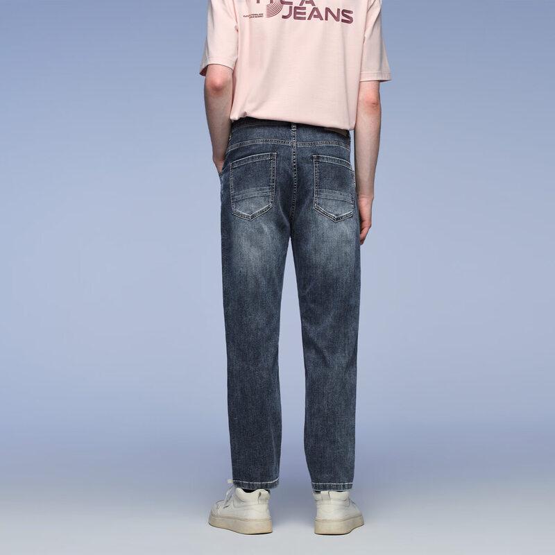 HLA Blackwhale Men's Summer Tapered Cropped Denim Jeans