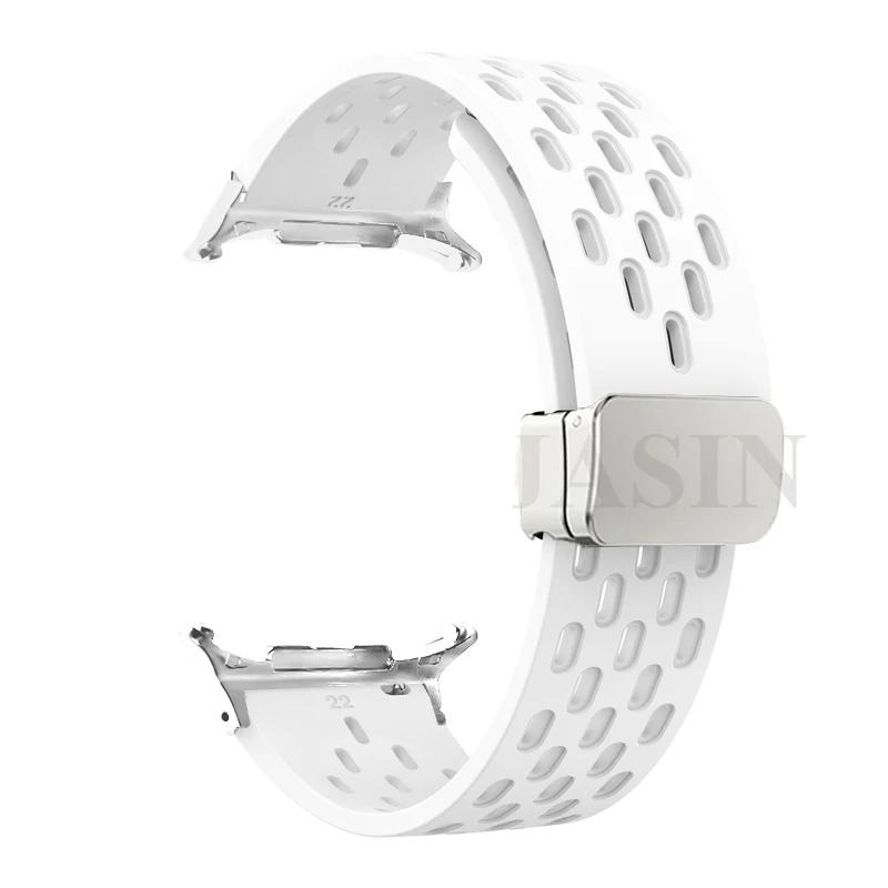 No Gaps Magnetic Buckle Silicone Strap For Samsung Galaxy Watch 8 40mm 44mm/8 Classic 46mm Bracelet Band Galaxy Ultra 2026 47mm
