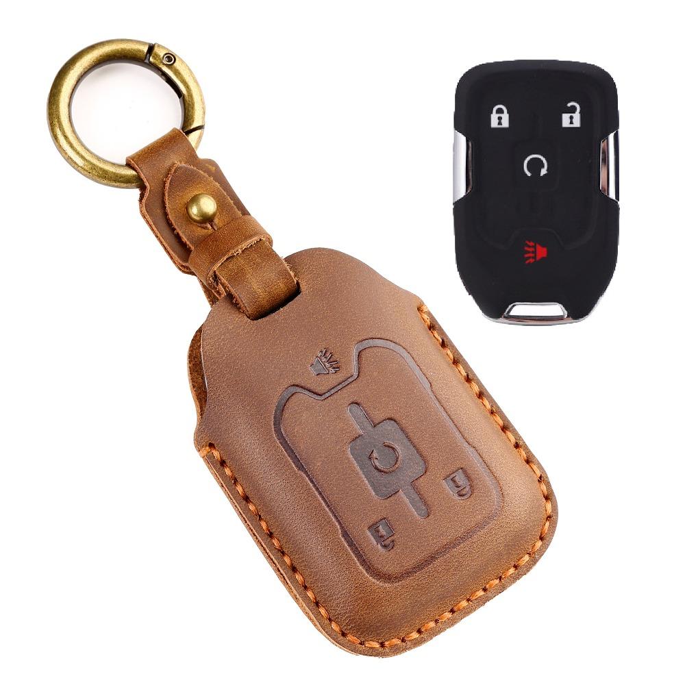 Universal Car Key Cover for Chevy GMC Yukon Remote Key Fob Protector Durable Shell Case